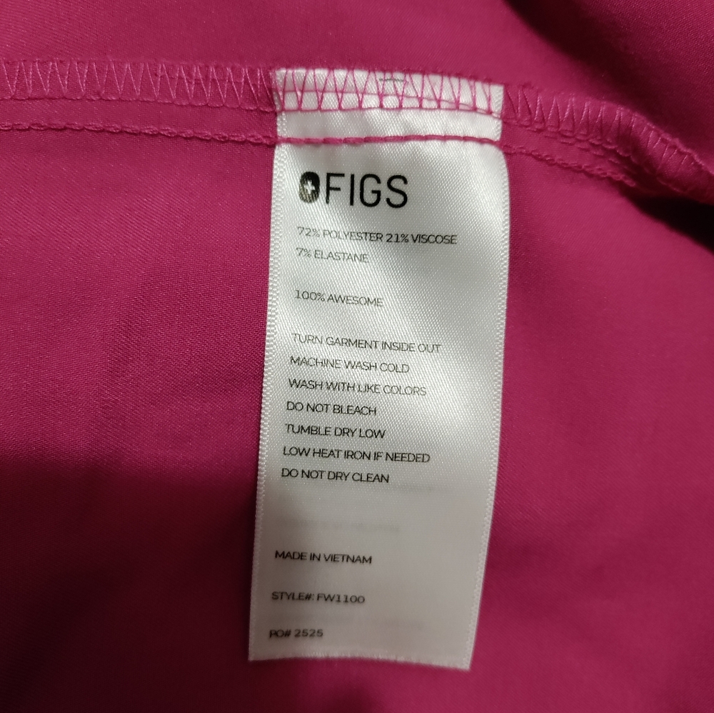 Figs Casma Top Raspberry Sorbet Xxl - image 4